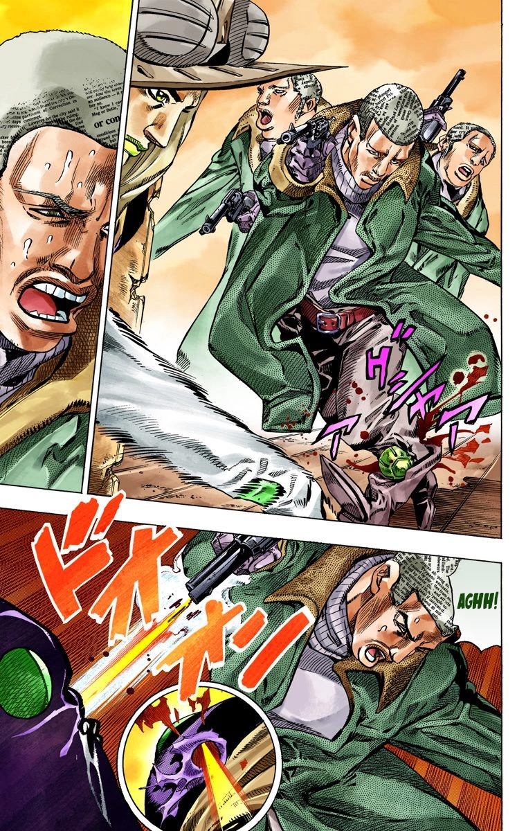 JoJo's Bizarre Adventure Steel Ball Run Colored Manga