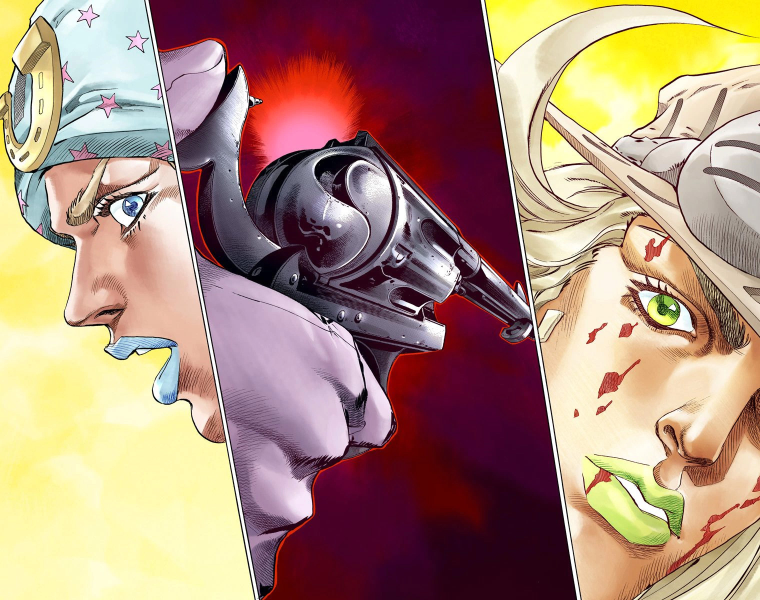 JoJo's Bizarre Adventure Steel Ball Run Colored Manga