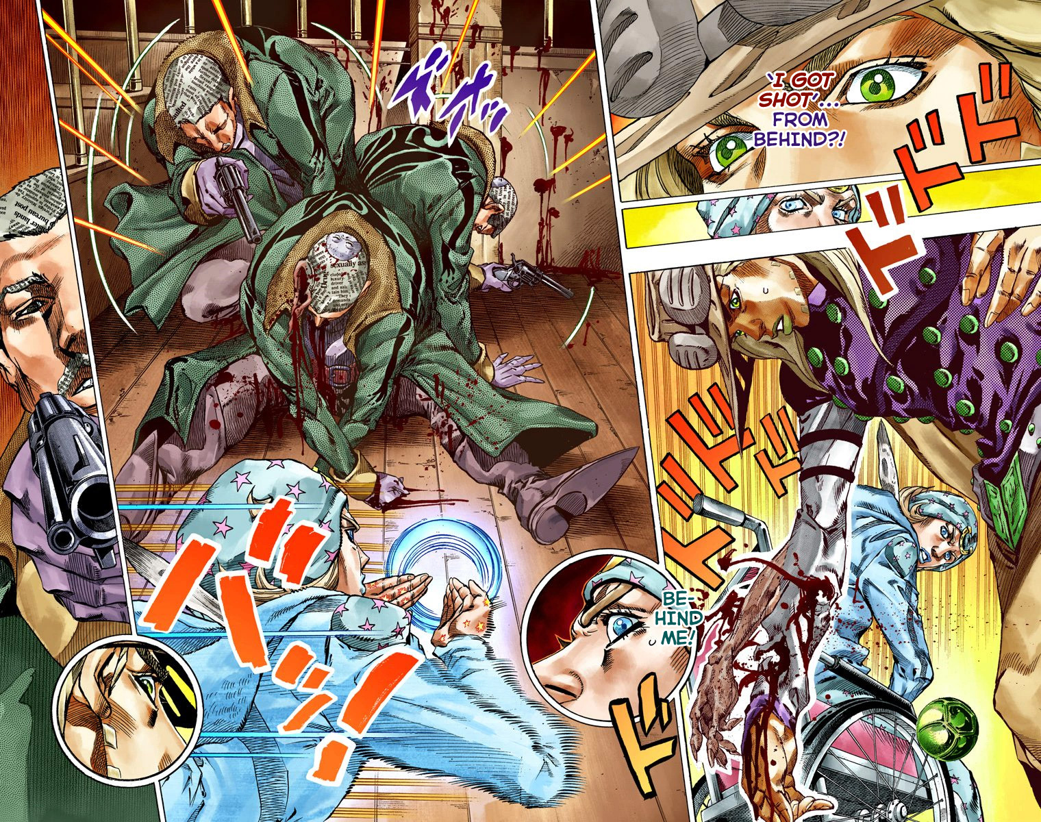 JoJo's Bizarre Adventure Steel Ball Run Colored Manga