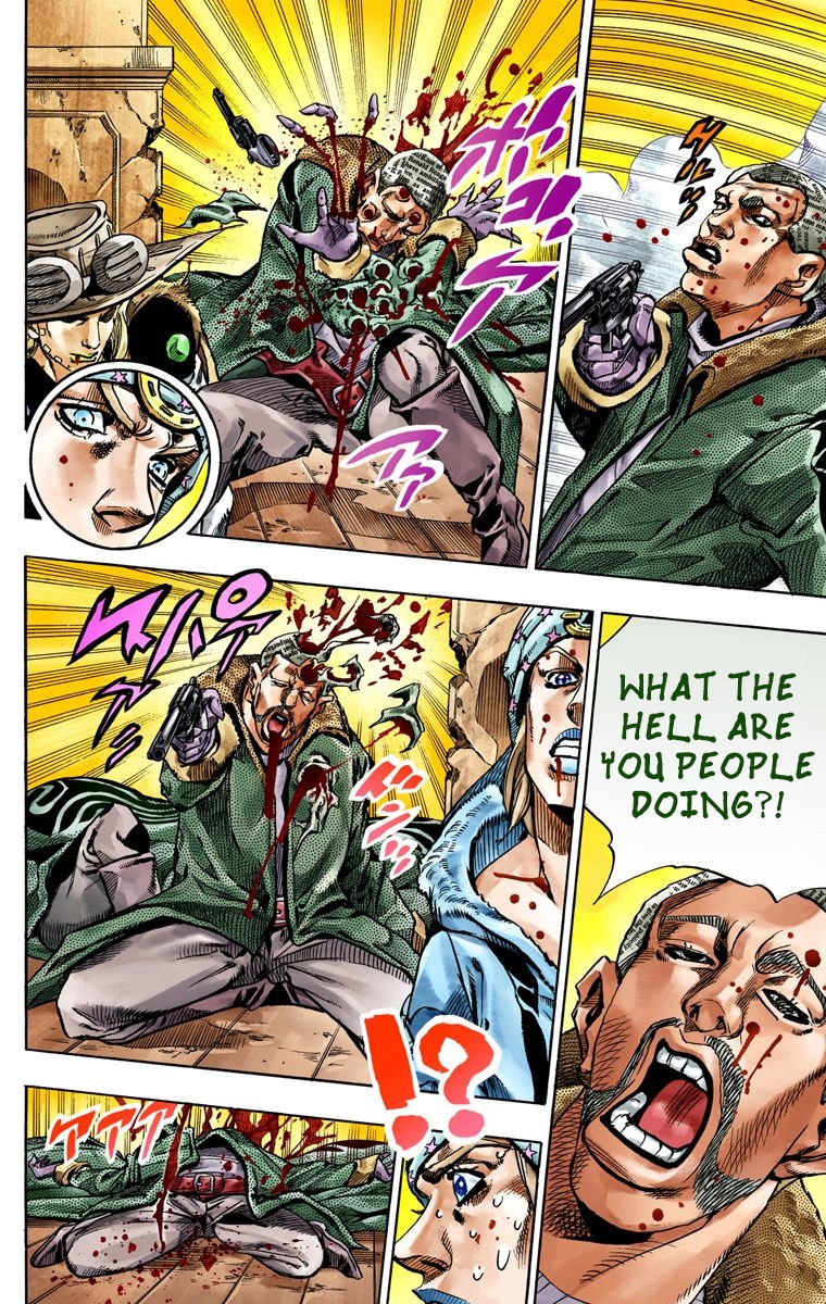 JoJo's Bizarre Adventure Steel Ball Run Colored Manga