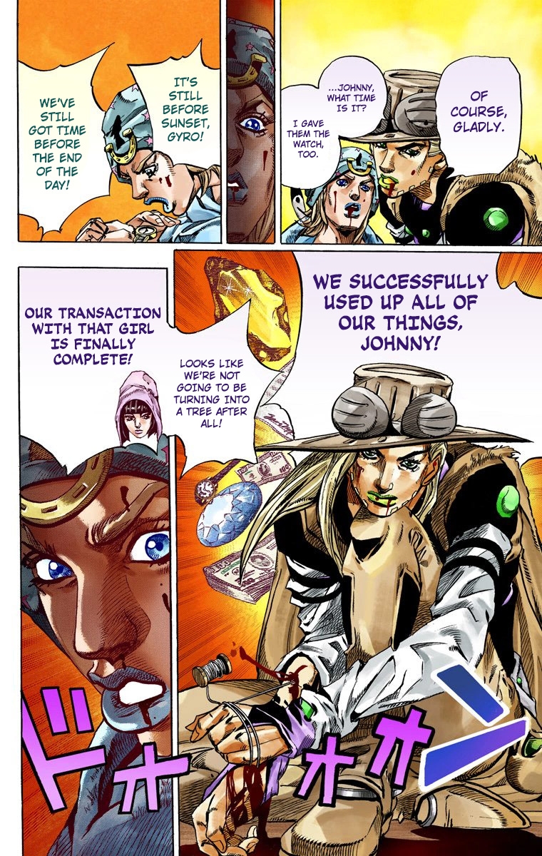 JoJo's Bizarre Adventure Steel Ball Run Colored Manga