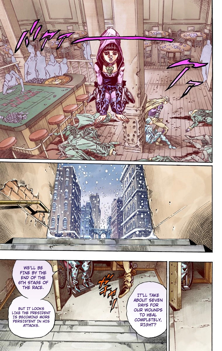 JoJo's Bizarre Adventure Steel Ball Run Colored Manga
