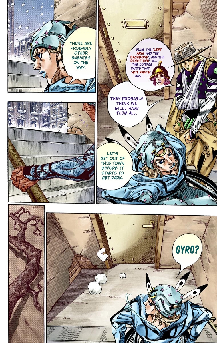 JoJo's Bizarre Adventure Steel Ball Run Colored Manga