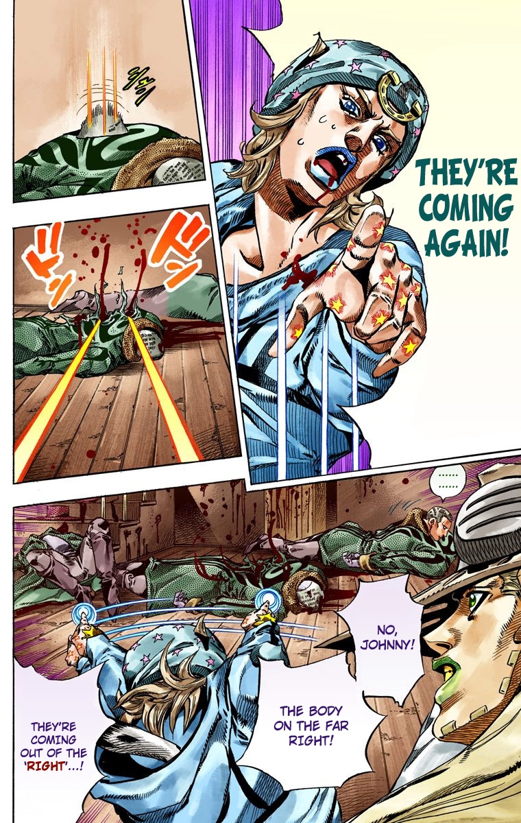 JoJo's Bizarre Adventure Steel Ball Run Colored Manga