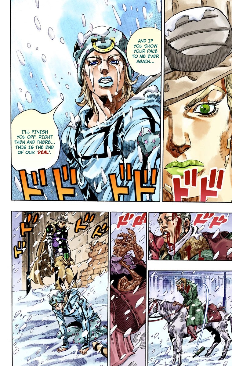 JoJo's Bizarre Adventure Steel Ball Run Colored Manga