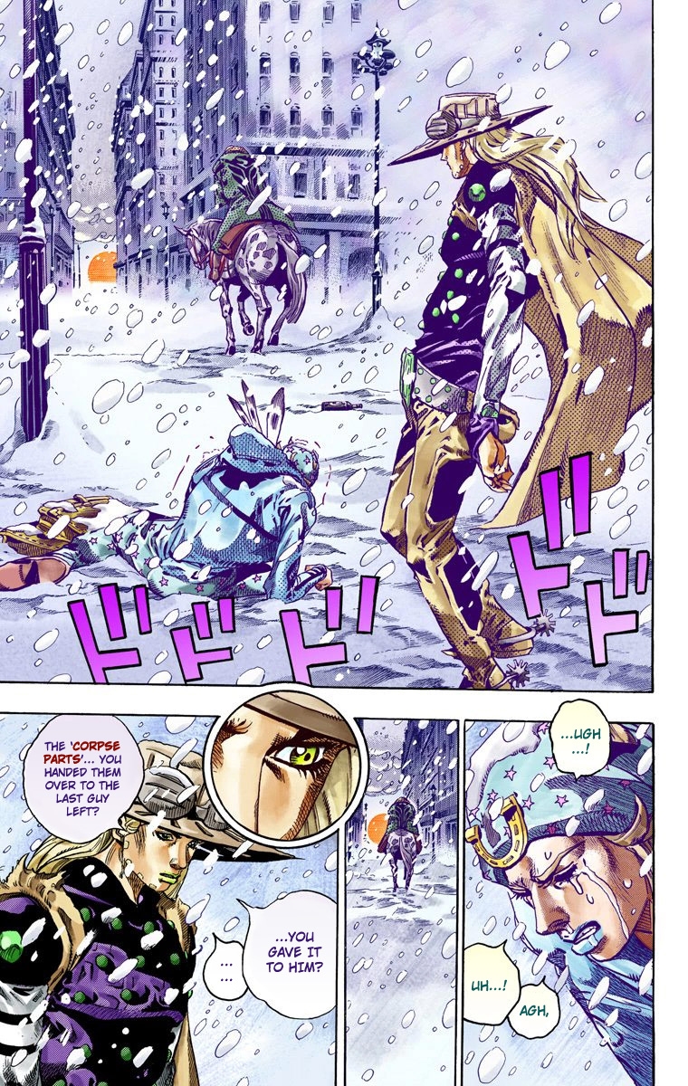 JoJo's Bizarre Adventure Steel Ball Run Colored Manga