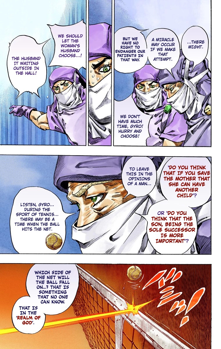 JoJo's Bizarre Adventure Steel Ball Run Colored Manga