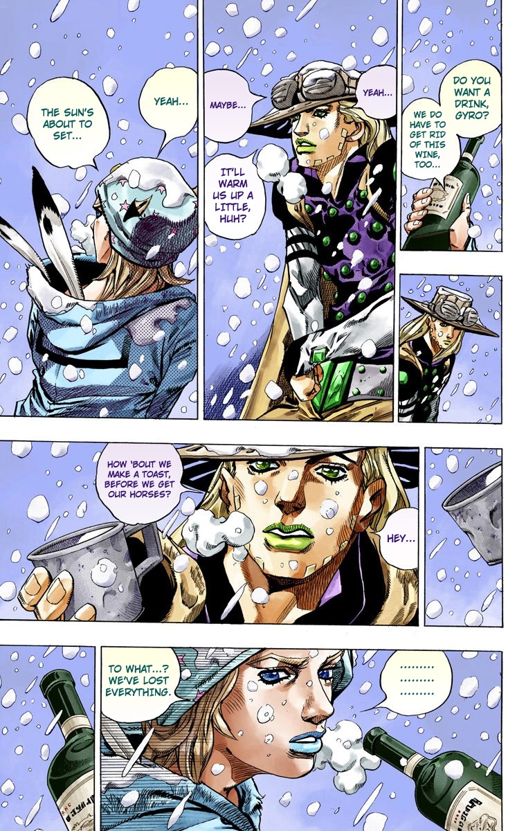 JoJo's Bizarre Adventure Steel Ball Run Colored Manga