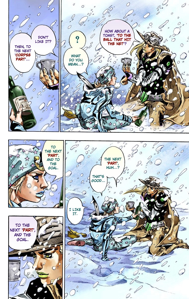 JoJo's Bizarre Adventure Steel Ball Run Colored Manga