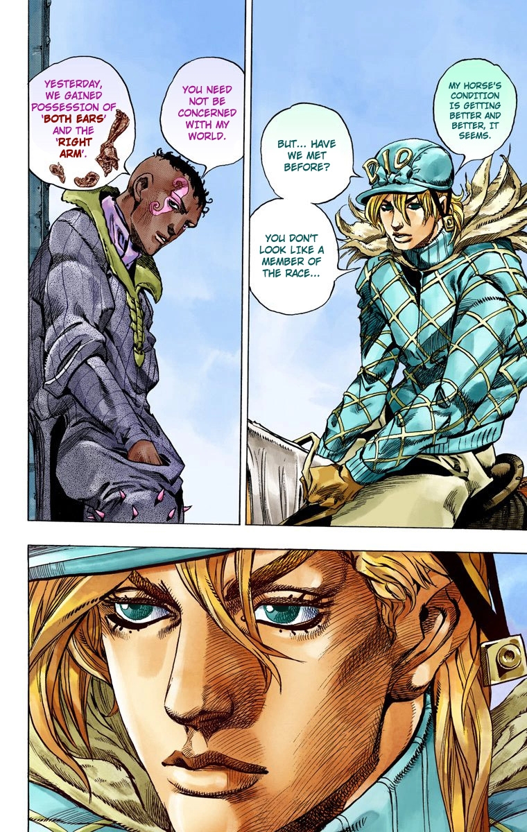 JoJo's Bizarre Adventure Steel Ball Run Colored Manga