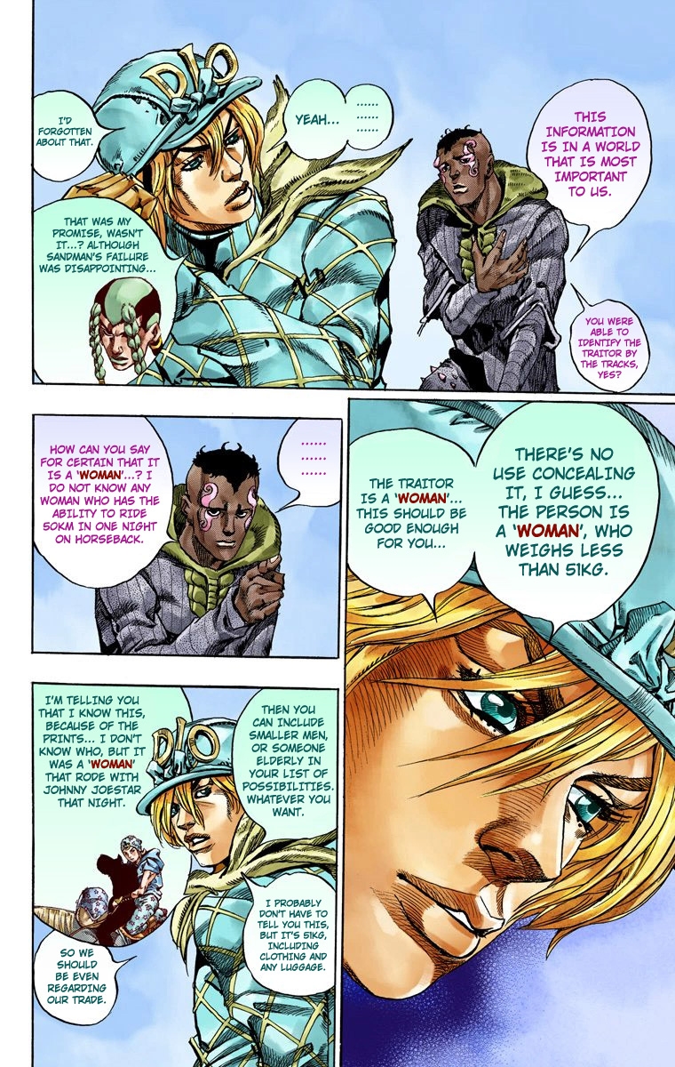 JoJo's Bizarre Adventure Steel Ball Run Colored Manga