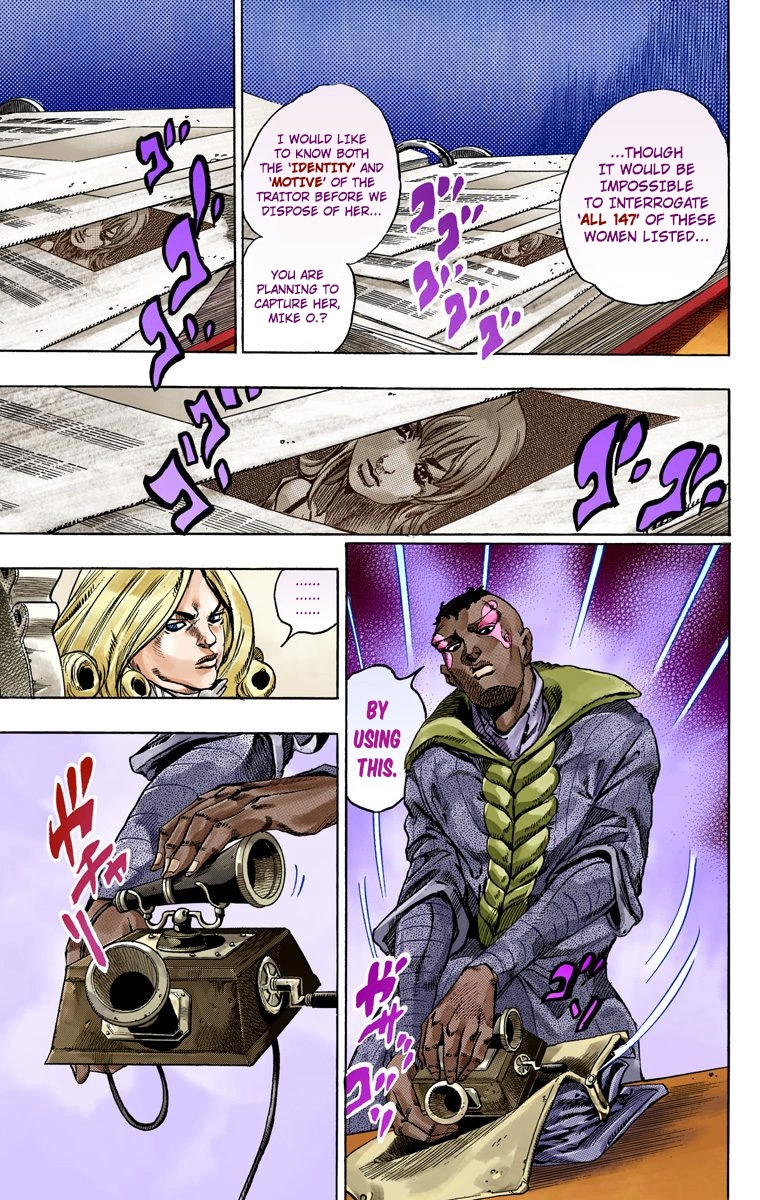 JoJo's Bizarre Adventure Steel Ball Run Colored Manga