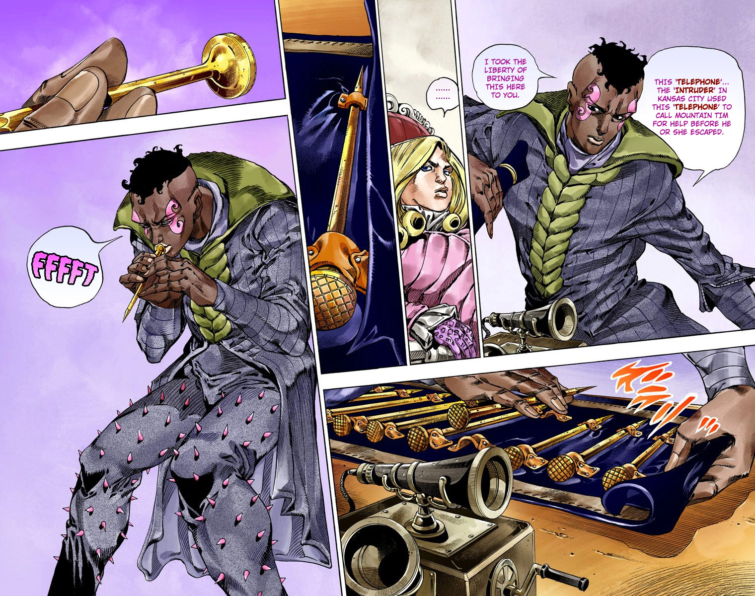 JoJo's Bizarre Adventure Steel Ball Run Colored Manga