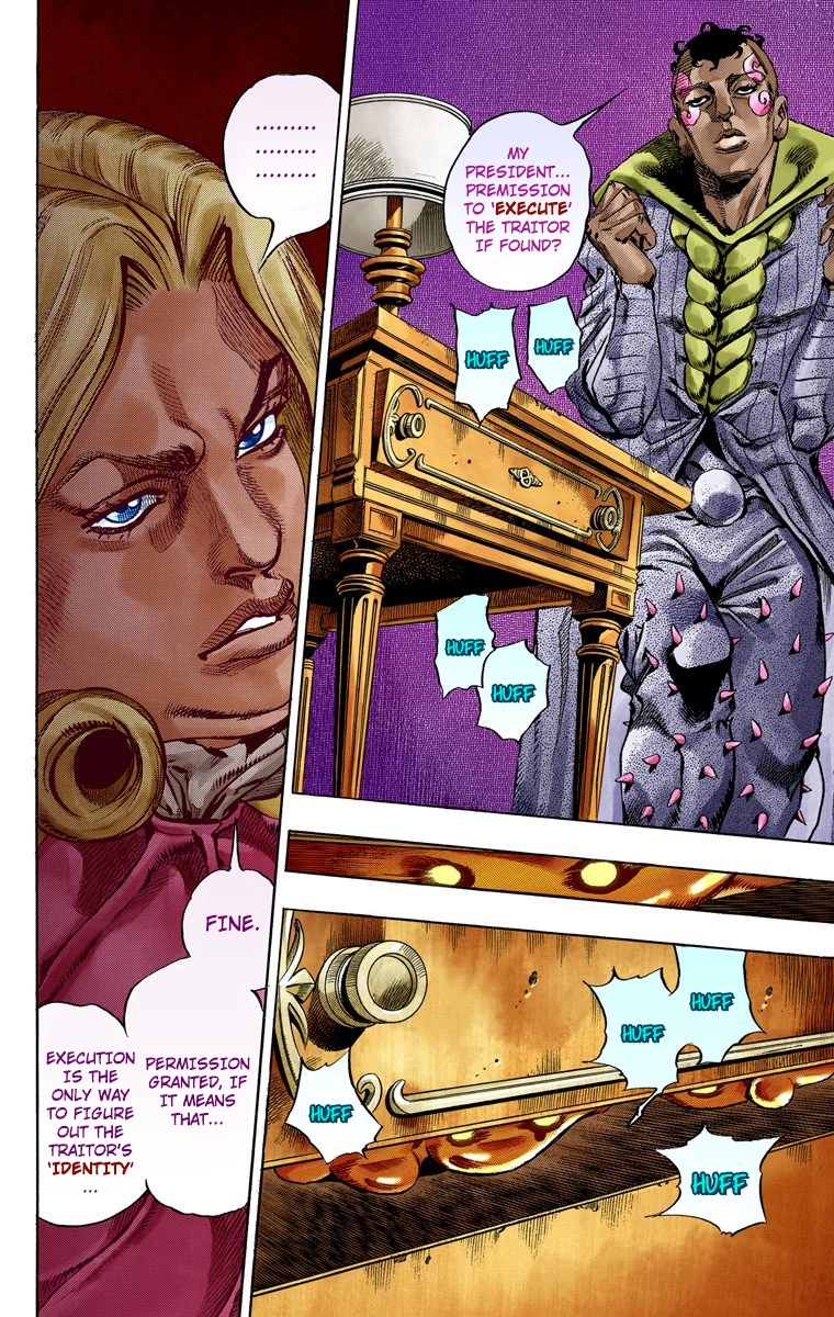 JoJo's Bizarre Adventure Steel Ball Run Colored Manga