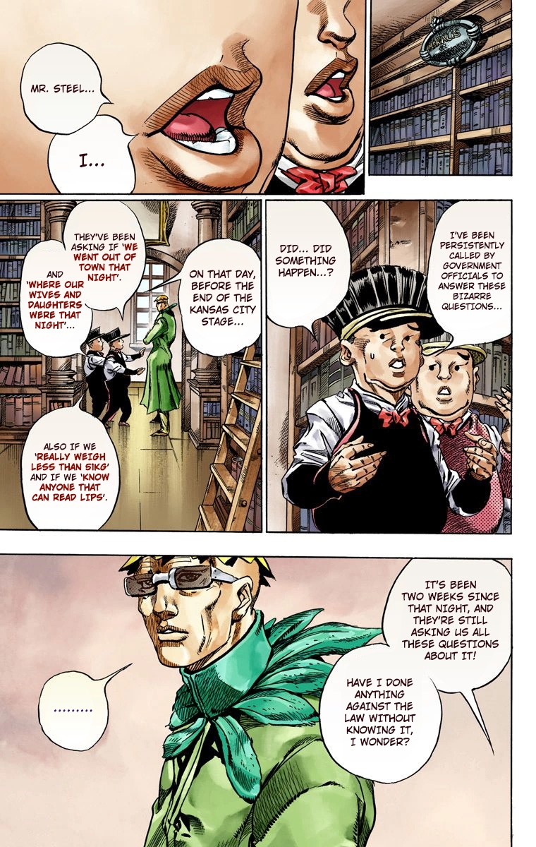 JoJo's Bizarre Adventure Steel Ball Run Colored Manga