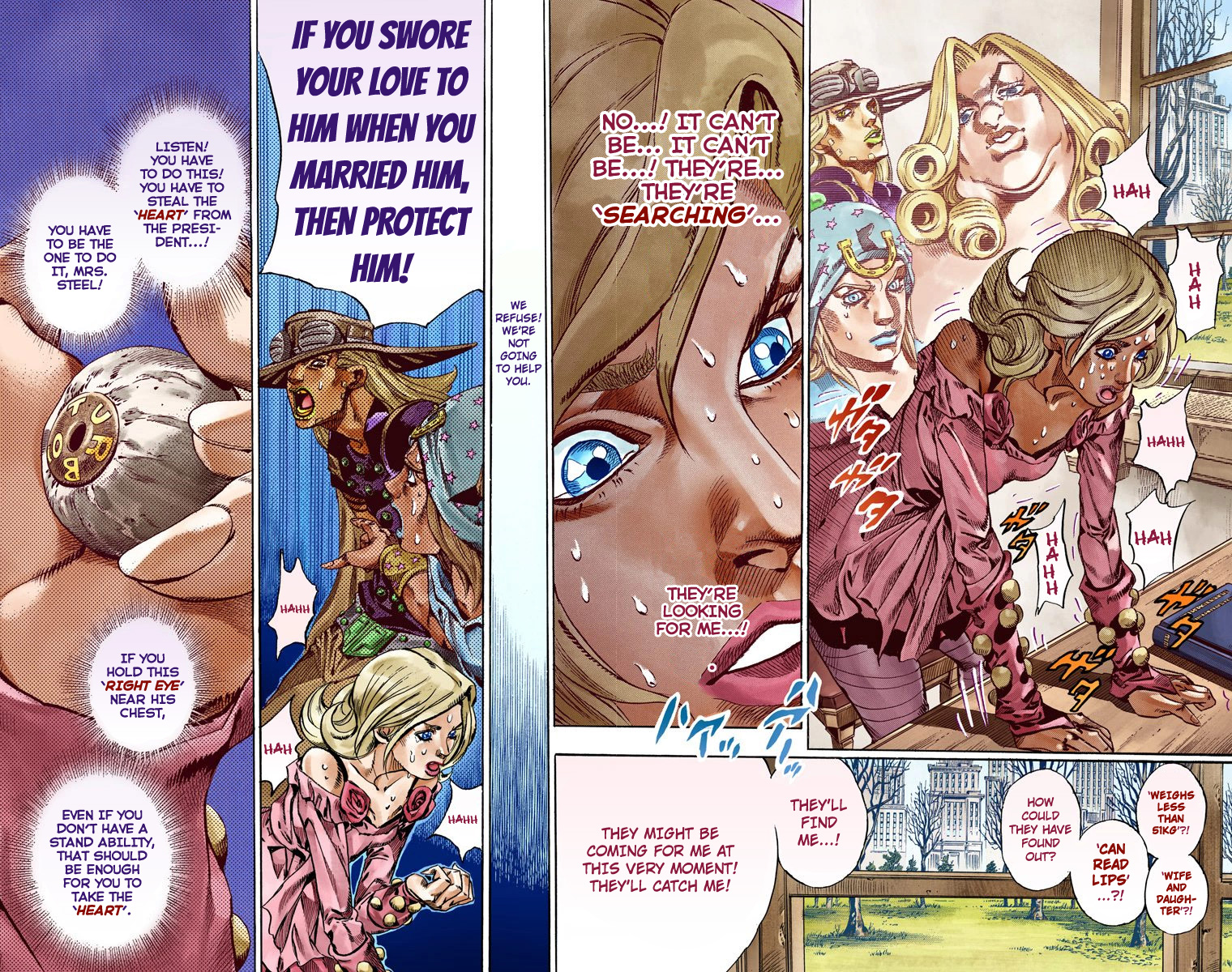 JoJo's Bizarre Adventure Steel Ball Run Colored Manga