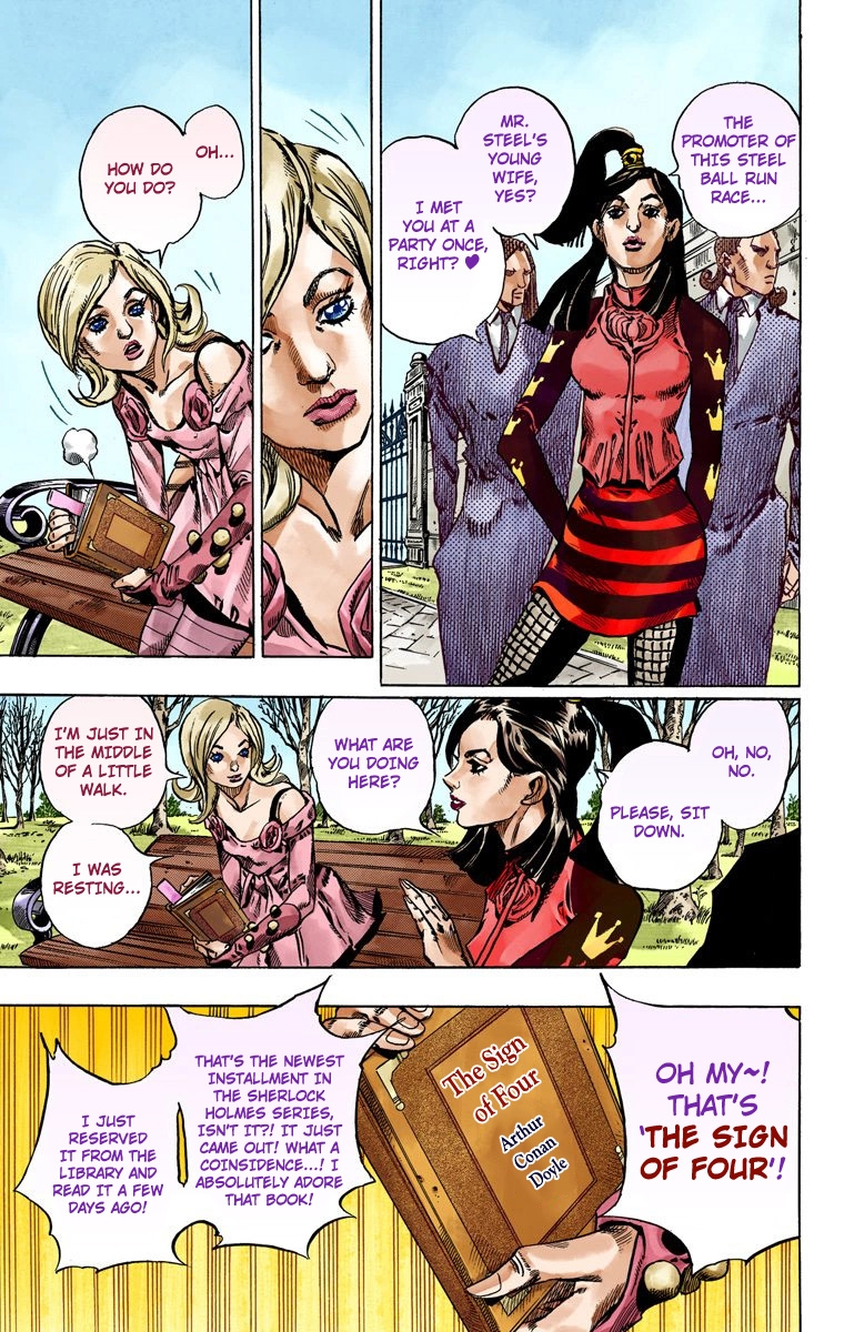 JoJo's Bizarre Adventure Steel Ball Run Colored Manga