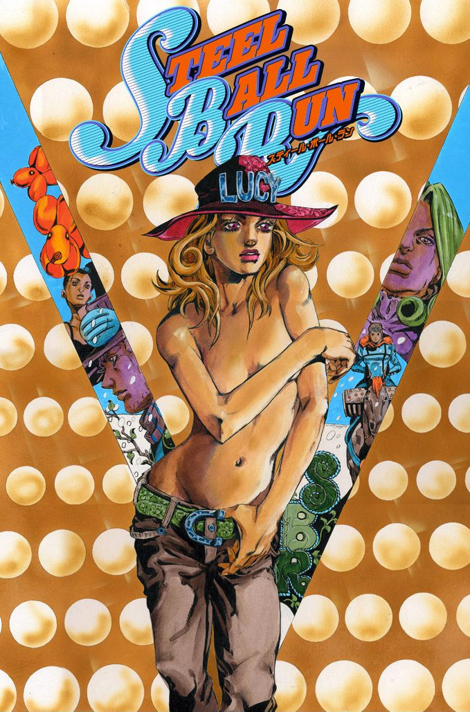 JoJo's Bizarre Adventure Steel Ball Run Colored Manga