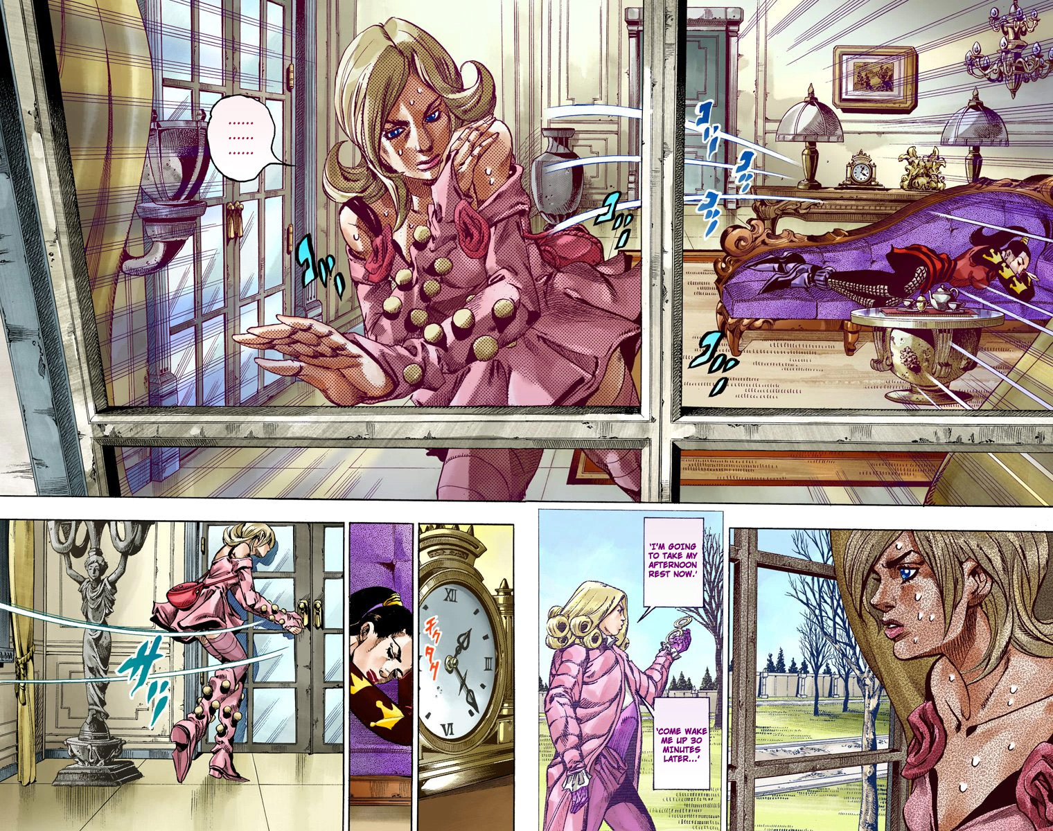 JoJo's Bizarre Adventure Steel Ball Run Colored Manga