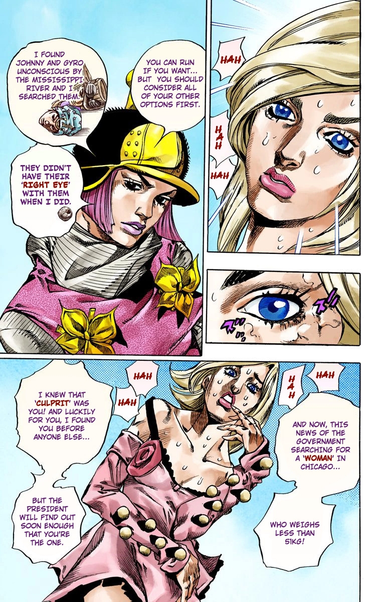 JoJo's Bizarre Adventure Steel Ball Run Colored Manga