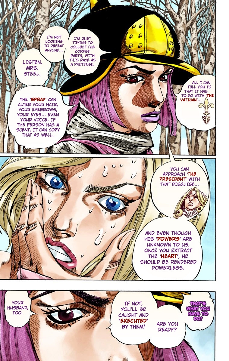 JoJo's Bizarre Adventure Steel Ball Run Colored Manga