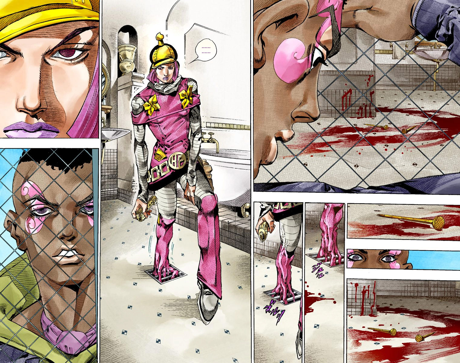 JoJo's Bizarre Adventure Steel Ball Run Colored Manga