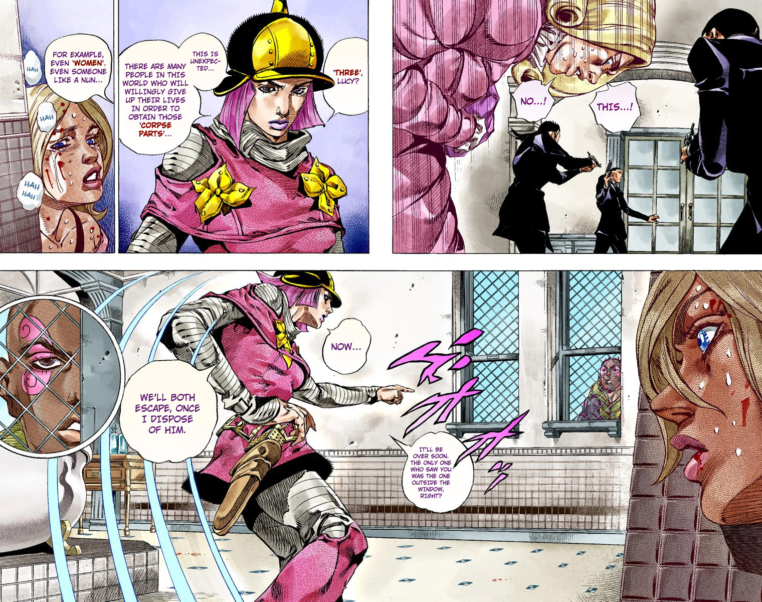 JoJo's Bizarre Adventure Steel Ball Run Colored Manga