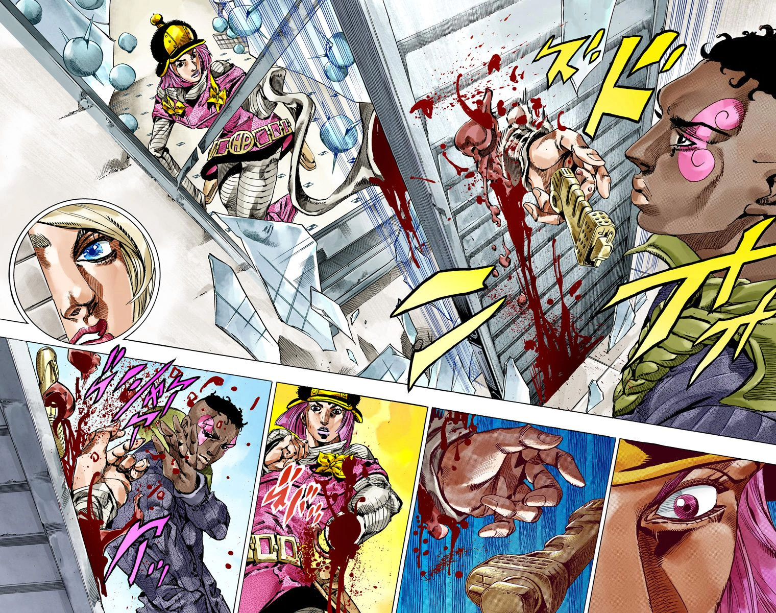JoJo's Bizarre Adventure Steel Ball Run Colored Manga