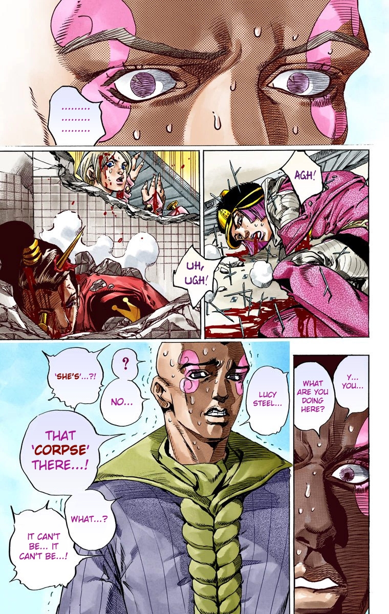 JoJo's Bizarre Adventure Steel Ball Run Colored Manga