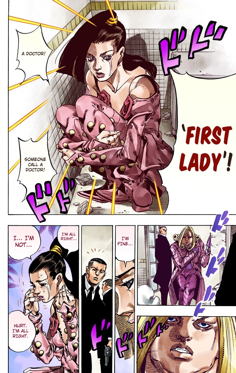 JoJo's Bizarre Adventure Steel Ball Run Colored Manga