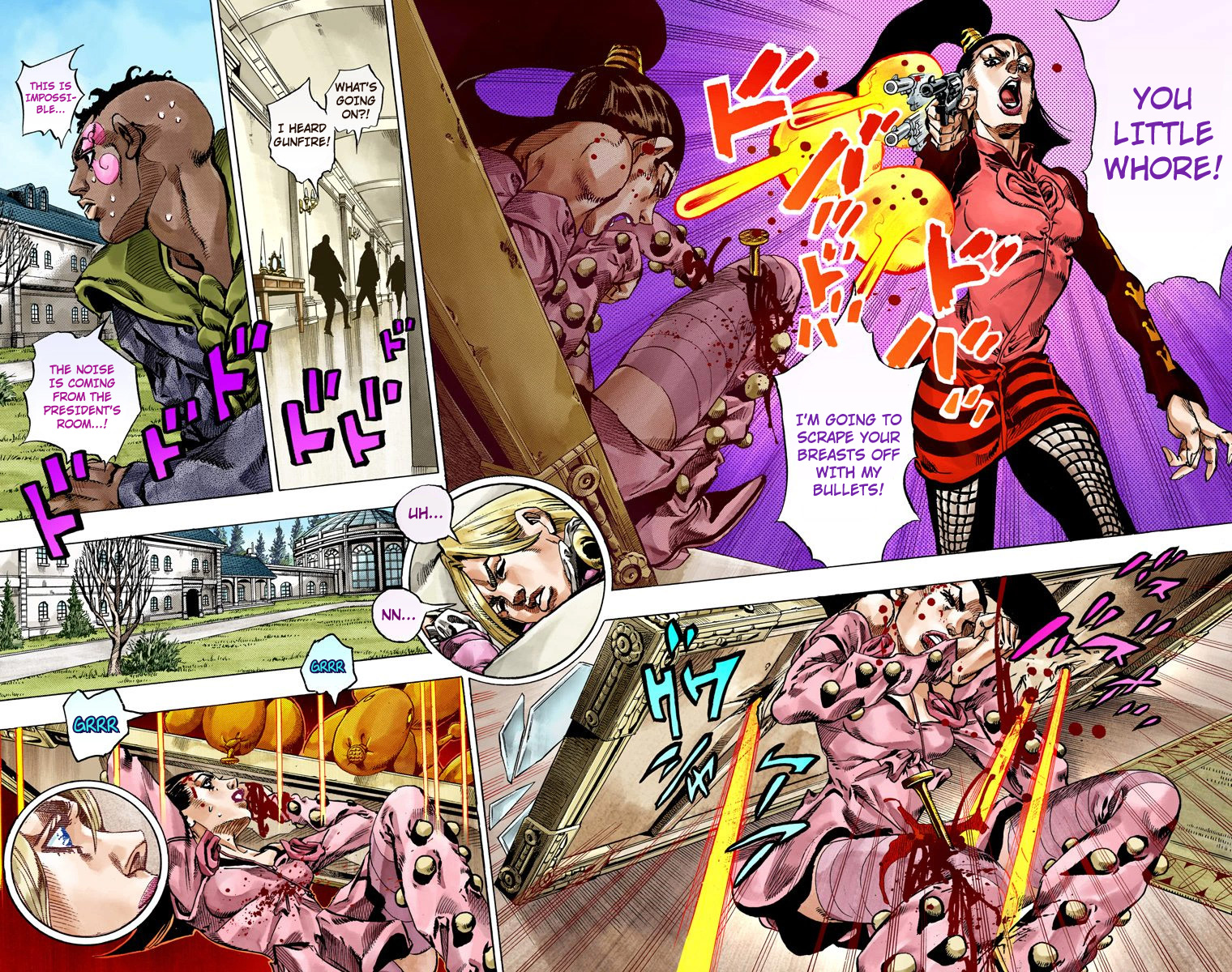 JoJo's Bizarre Adventure Steel Ball Run Colored Manga