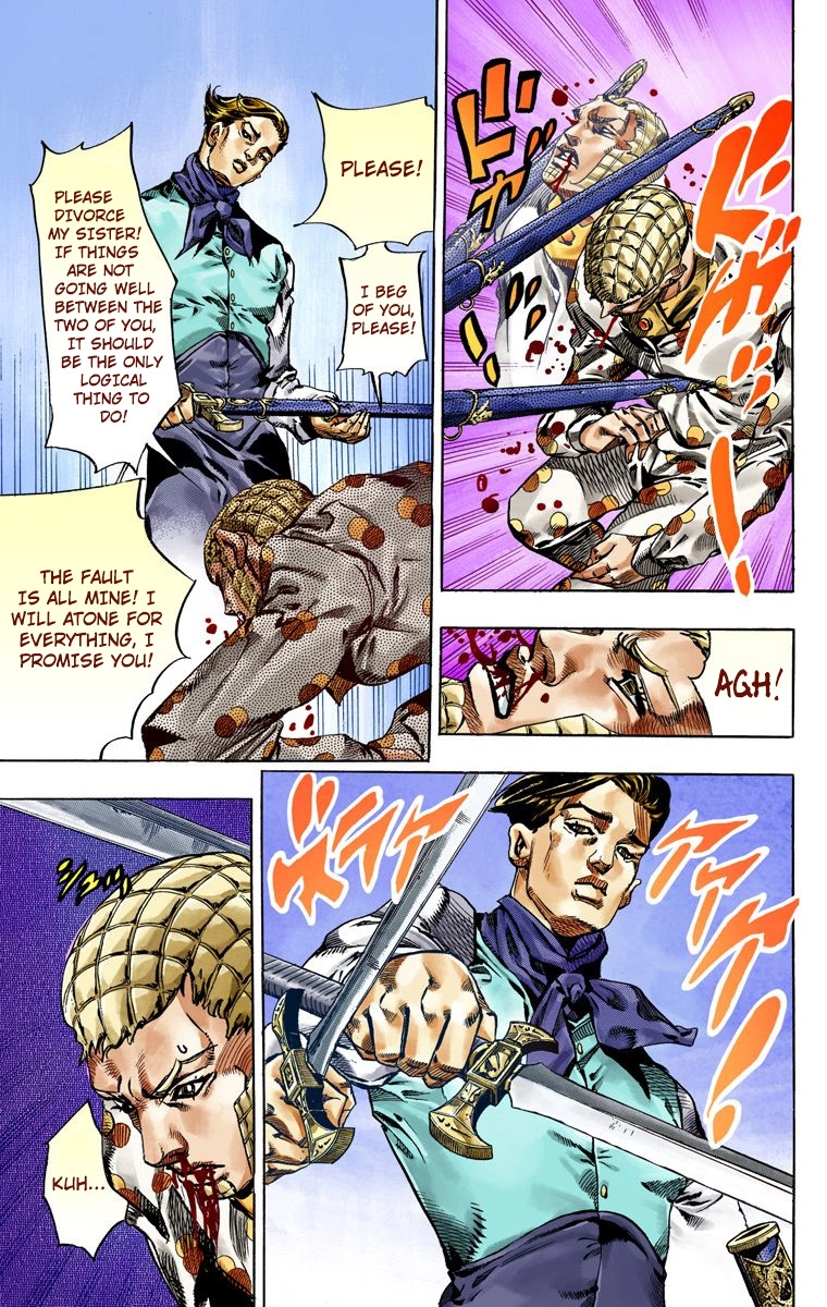 JoJo's Bizarre Adventure Steel Ball Run Colored Manga