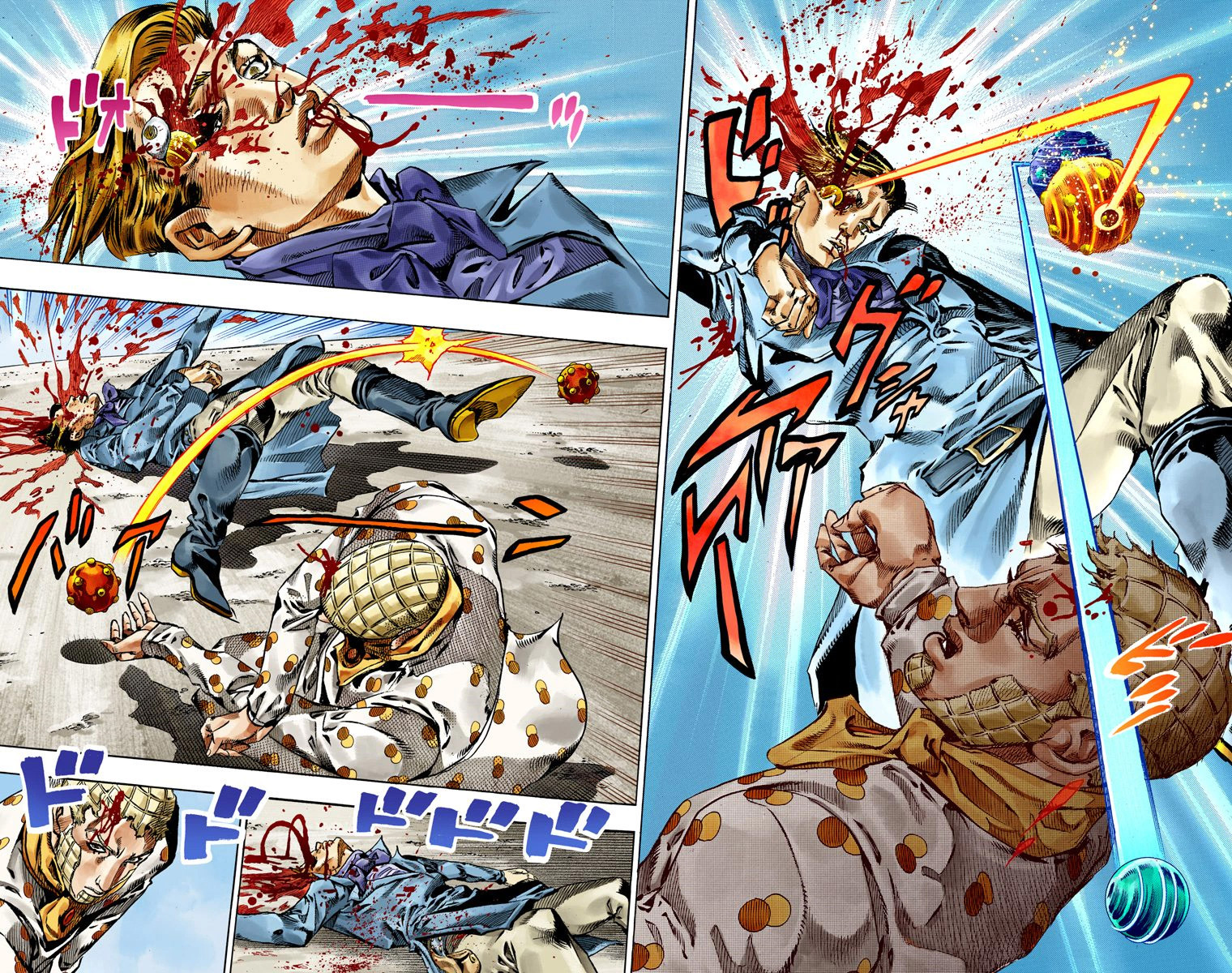 JoJo's Bizarre Adventure Steel Ball Run Colored Manga