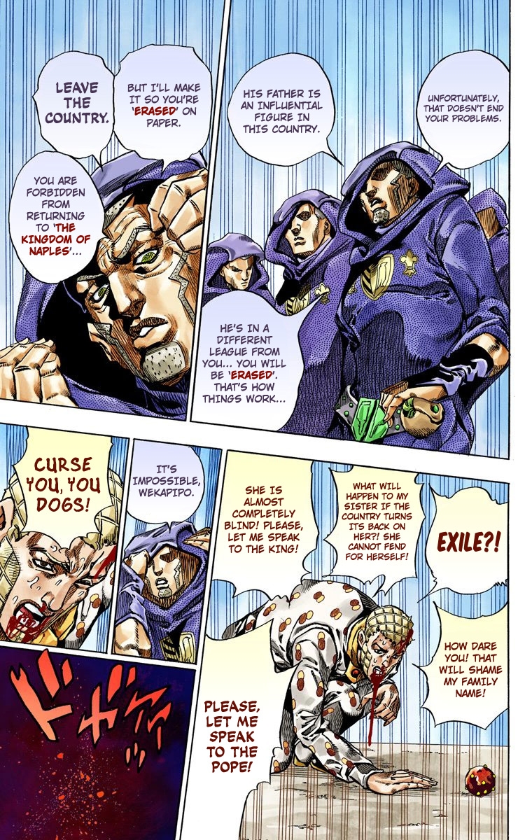 JoJo's Bizarre Adventure Steel Ball Run Colored Manga