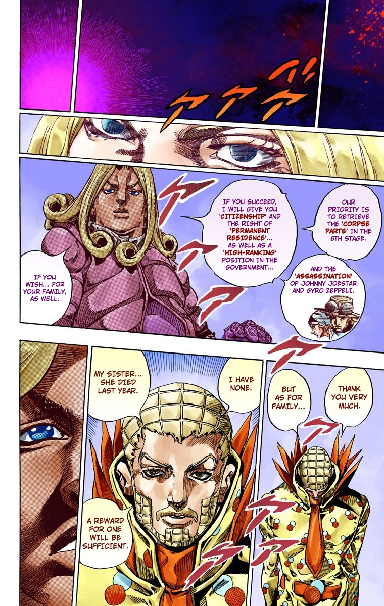 JoJo's Bizarre Adventure Steel Ball Run Colored Manga