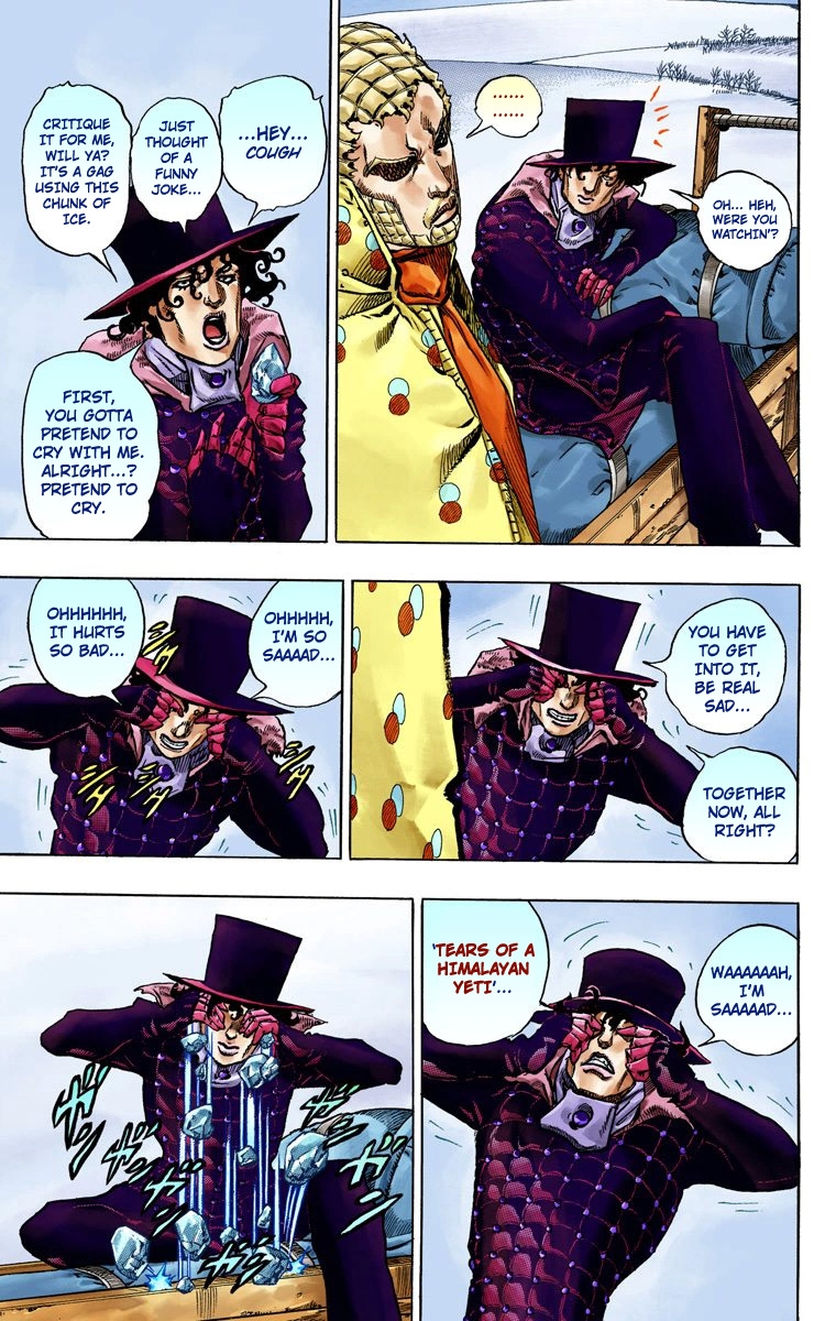 JoJo's Bizarre Adventure Steel Ball Run Colored Manga