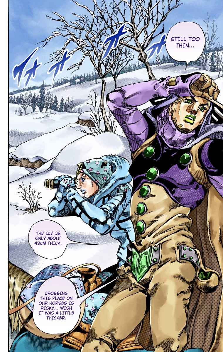 JoJo's Bizarre Adventure Steel Ball Run Colored Manga