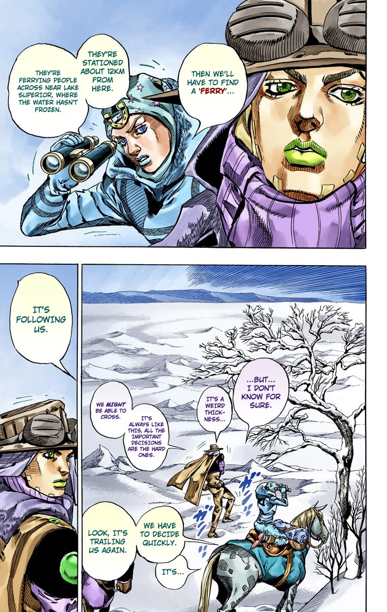 JoJo's Bizarre Adventure Steel Ball Run Colored Manga