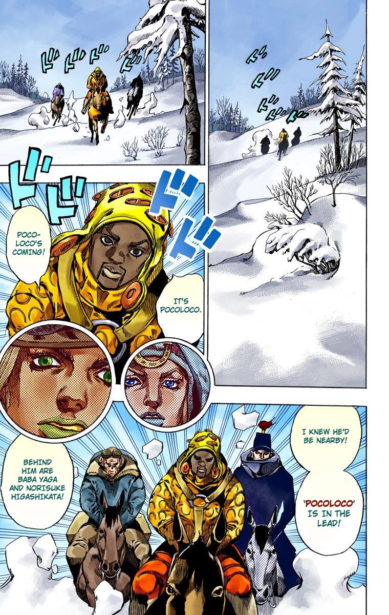 JoJo's Bizarre Adventure Steel Ball Run Colored Manga