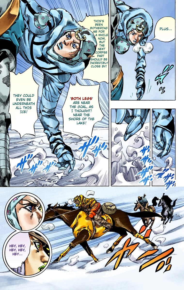 JoJo's Bizarre Adventure Steel Ball Run Colored Manga