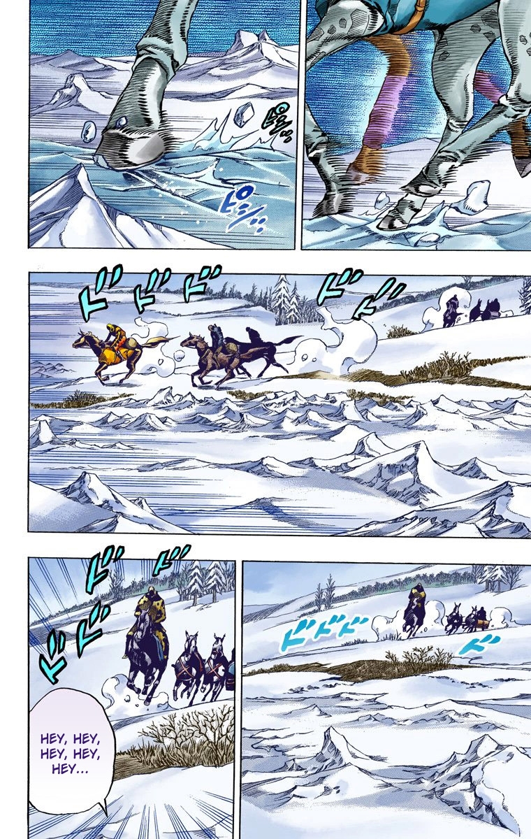JoJo's Bizarre Adventure Steel Ball Run Colored Manga