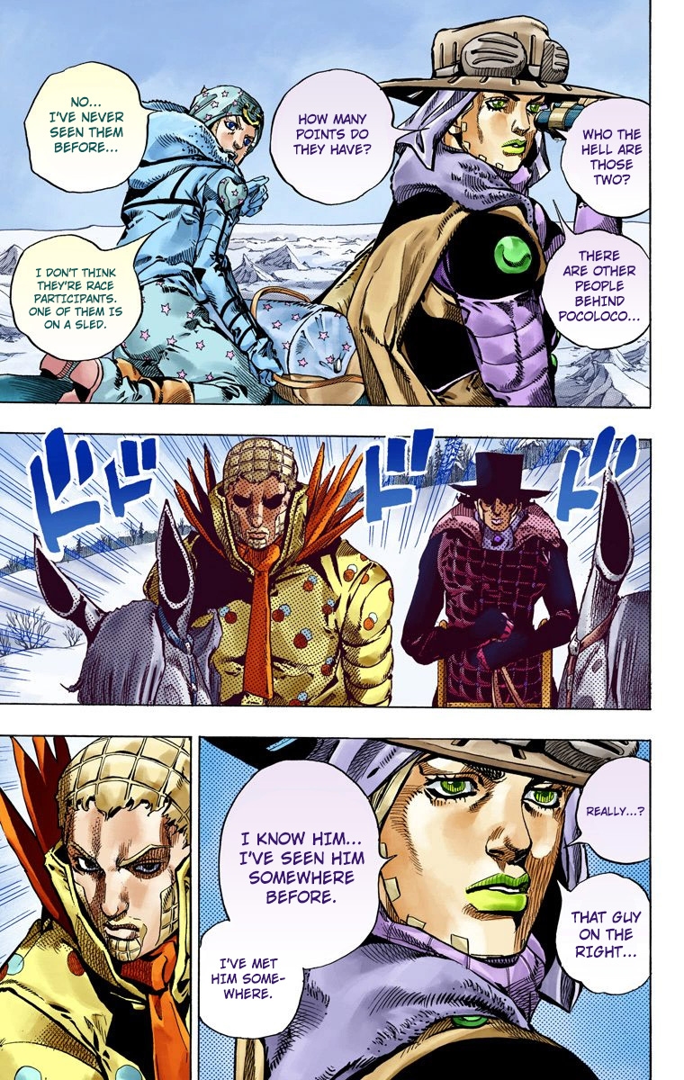 JoJo's Bizarre Adventure Steel Ball Run Colored Manga
