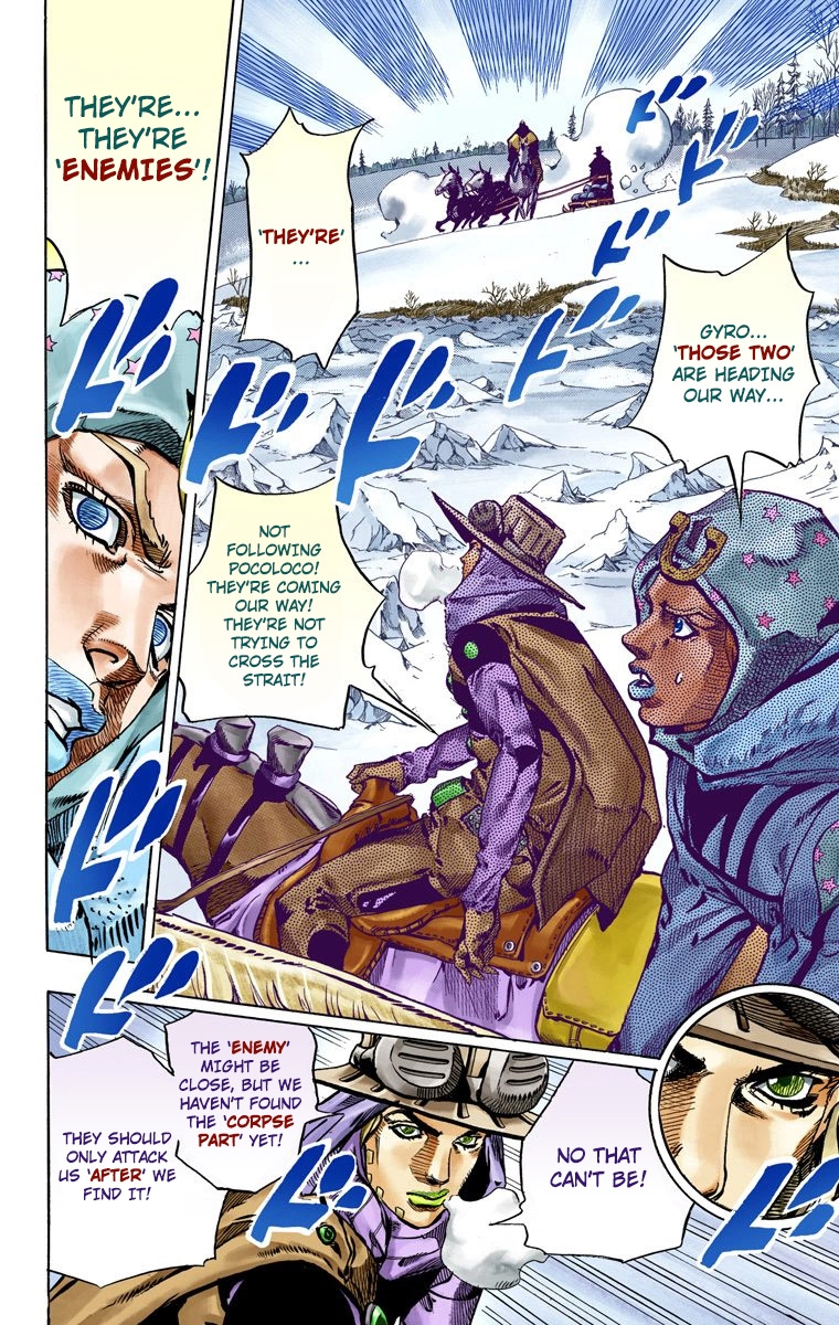 JoJo's Bizarre Adventure Steel Ball Run Colored Manga