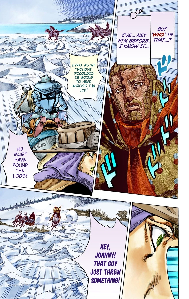 JoJo's Bizarre Adventure Steel Ball Run Colored Manga