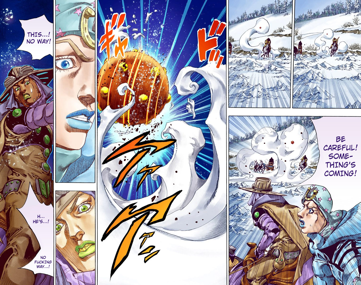 JoJo's Bizarre Adventure Steel Ball Run Colored Manga