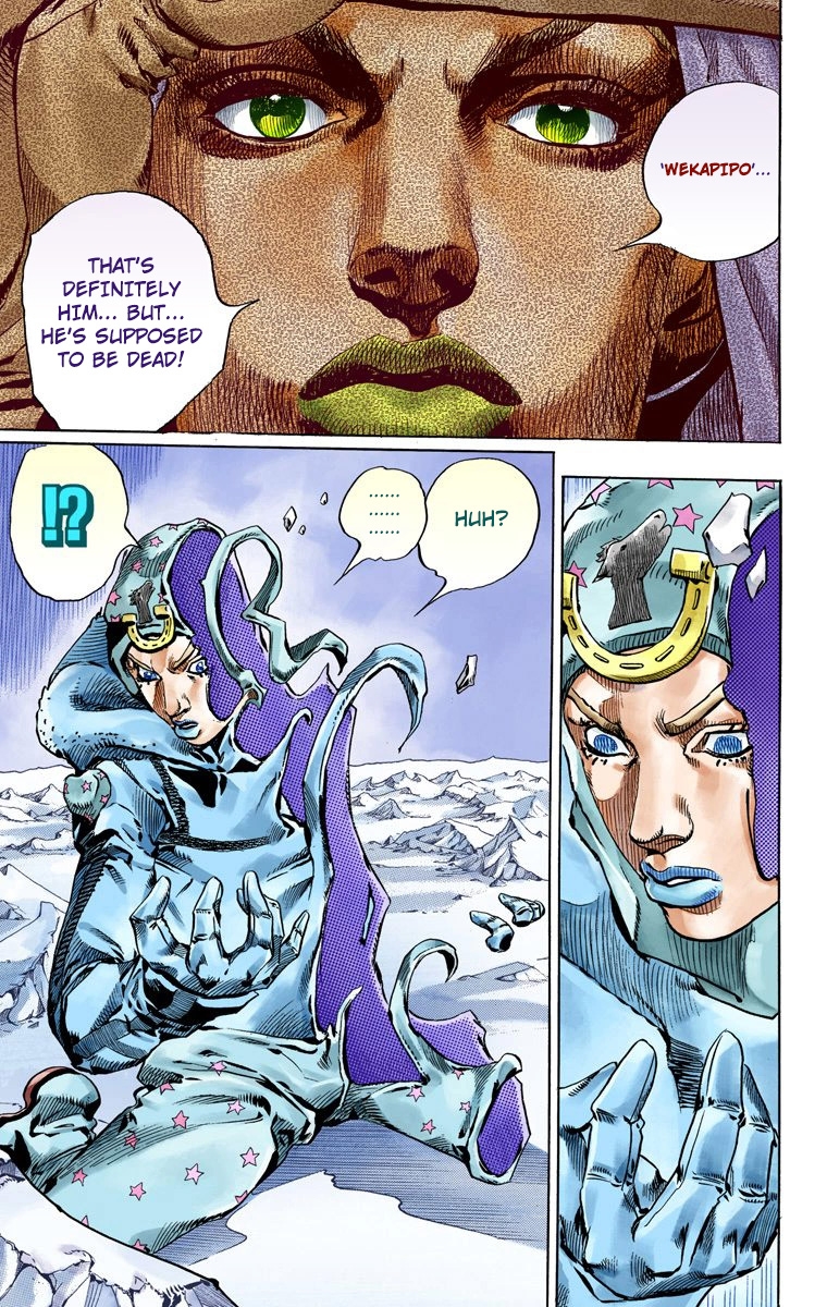 JoJo's Bizarre Adventure Steel Ball Run Colored Manga