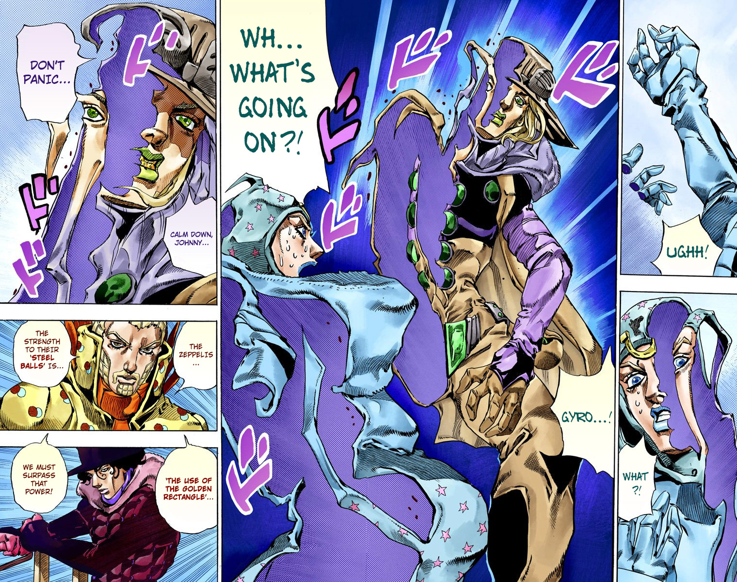 JoJo's Bizarre Adventure Steel Ball Run Colored Manga