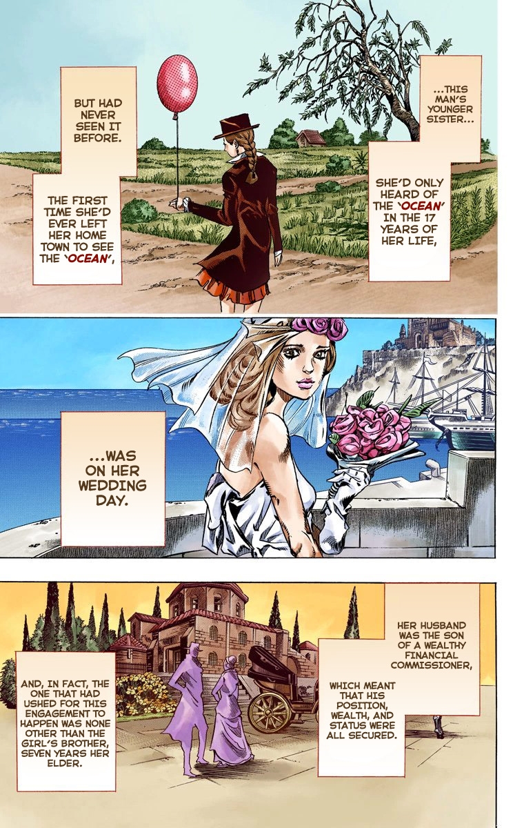 JoJo's Bizarre Adventure Steel Ball Run Colored Manga
