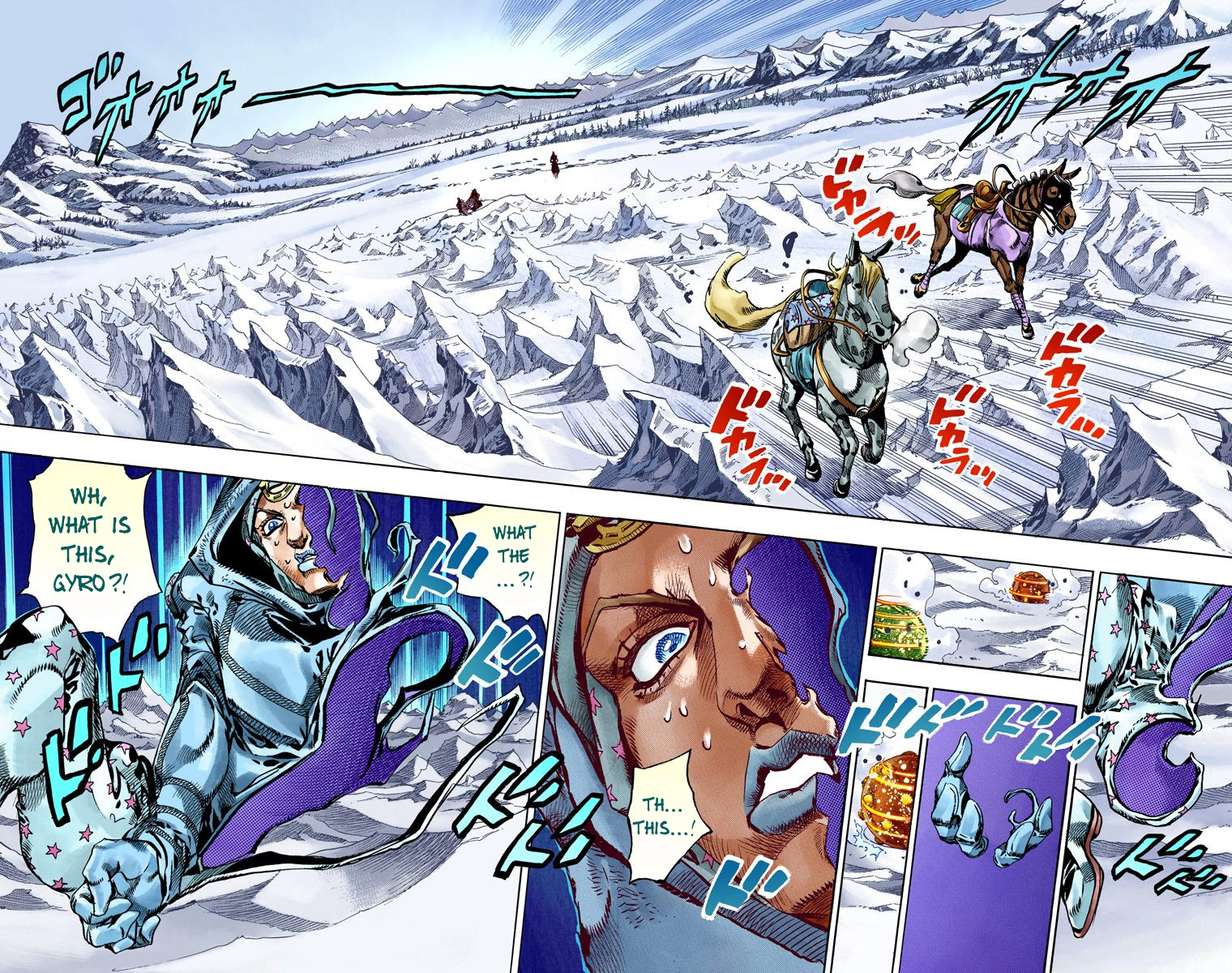 JoJo's Bizarre Adventure Steel Ball Run Colored Manga