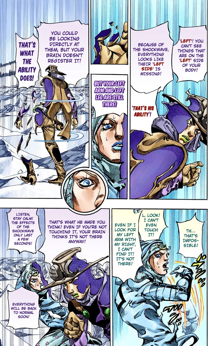 JoJo's Bizarre Adventure Steel Ball Run Colored Manga